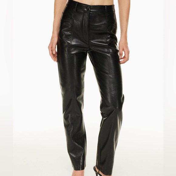 Wilfred Faux Leather Pant - Picture 3 of 4
